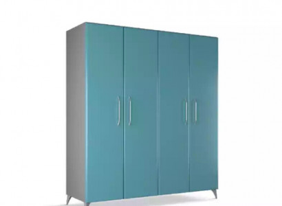 Wardrobe bedroom wood cabinet modern wardrobes blue